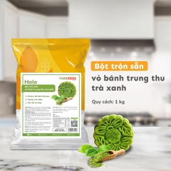 Bột trộn sẵn vỏ bánh trung thu trà xanh Hola Farina 1kg