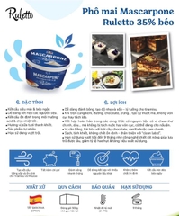 Phô mai Mascarpone Ruletto 500g
