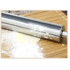 Cán bột inox loại lớn có trục xoay 430 cm