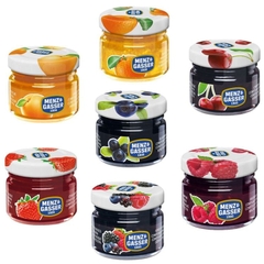 Mứt trái cây Menz Gasser 28g - Lốc 10 hũ