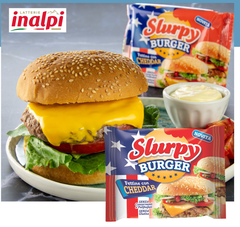 Phô Mai Lát Cheddar Inalpi Burger gói 1kg 40 lát I EXP: 16.12.2025