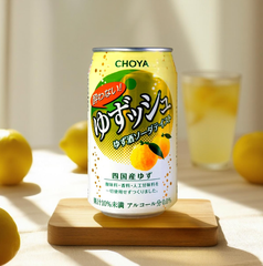 Nước mơ/quýt lên men CHOYA Umeshu Soda 350ml - Yowanai Ume Soda