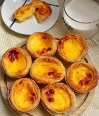 Combo 30 Đế Bánh Tart Trứng và 1KG Kem Trứng Phô Mai