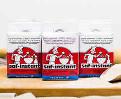 Men Nở Khô Pháp Saf-Instant Hiệu Đầu Bếp Gói 500G (Nhãn Đỏ/ Nhãn Vàng) - Dry Yeast Saf-Instant 500G