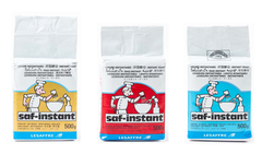 Men Nở Khô Pháp Saf-Instant Hiệu Đầu Bếp Gói 500G (Nhãn Đỏ/ Nhãn Vàng) - Dry Yeast Saf-Instant 500G