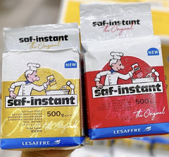 Men Nở Khô Pháp Saf-Instant Hiệu Đầu Bếp Gói 500G (Nhãn Đỏ/ Nhãn Vàng) - Dry Yeast Saf-Instant 500G