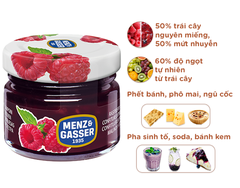 Mứt trái cây Menz Gasser 28g - Lốc 10 hũ