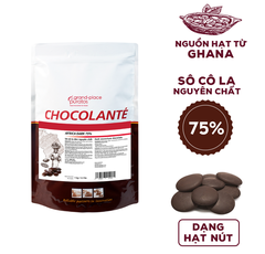 Socola Nút Đen Nguyên Chất 75% Puratos 1kg