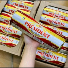Bơ Lạt Président thỏi 1kg I EXP: 11.06.2026