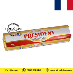 Bơ Lạt Président thỏi 1kg I EXP: 11.06.2026
