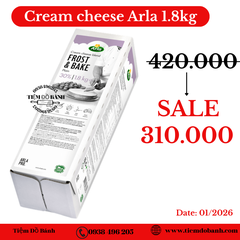 Cream cheese Arla FROST & BAKE 1.8KG I EXP: 01.2026