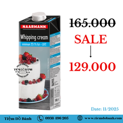 Kem Tươi Whipping Cream Naarmann Đức 1lít