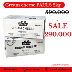 Cream cheese Pauls 2kg I EXP 08.10.2025