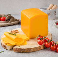 Phô Mai Cheddar Màu/ Trắng Muhlenhof Cắt lẻ 500g (từ khối 2.4-2.8kg)