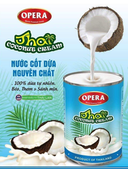 Nước Cốt Dừa Thai Coconut Opera lon 400ml