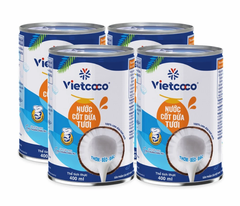 Nước Cốt Dừa Tươi Vietcoco 400ml