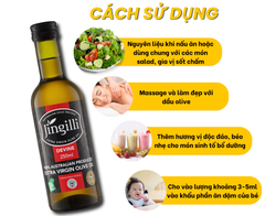 Dầu Olive Extra Virgin Jingilli 250ml