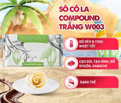 Socola Compound trắng Grand Place Puratos GPW-003 1kg
