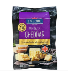 Phô mai Cheddar Vintage Emborg 200g