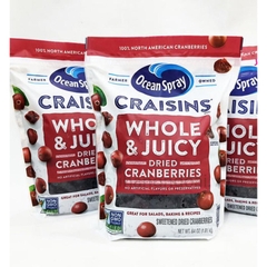 Nam việt quất sấy khô Ocean Spray CRAISINS Dries Cranberries Original 1.81kg của Mỹ