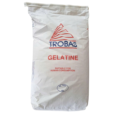 Gelatine Bột TROBAS Hà Lan Blooms 250 - Bao 25kg