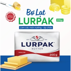 Bơ Lurpak 200g - Lurpak Butter - Fat 82% I EXP: 19.02.2026