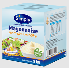 Sốt Mayonnaise Simply For Professional Chefs 3kg