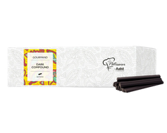 Socola Compound Hình que (stick) Đen - Patissier Dark Batons Chocolate Compound 8cm