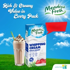 Whipping Cream Meadow Fresh 1Lít
