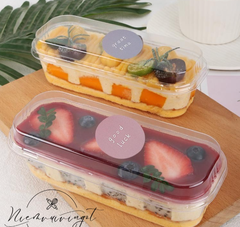 Hộp nhựa đựng bánh mousse tiramisu XY955