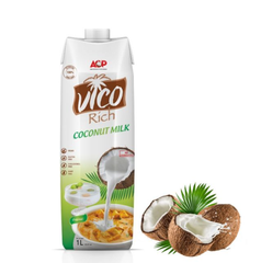 Nước Cốt Dừa Nguyên Chất Vico Rich 1Lít