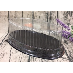 Hộp Nhựa Oval Đế Đen F70