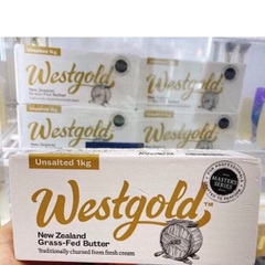 Bơ Lạt Westgold 1kg - Westgold Unsalted Butter 1kg