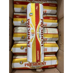 Bơ Lạt Président thỏi 1kg I EXP: 11.06.2026