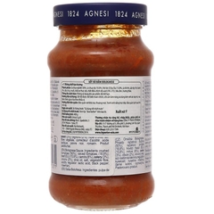 [Hộp 400G] Sốt cà chua thịt bò bằm Bolognese Agnesi Ý 400g - 100% cà chua Ý và thịt bò - DATE MỚI 2024