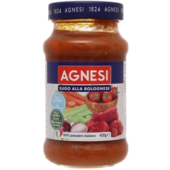 [Hộp 400G] Sốt cà chua thịt bò bằm Bolognese Agnesi Ý 400g - 100% cà chua Ý và thịt bò - DATE MỚI 2024