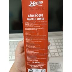 Vỏ Kem Ốc Quế Waffle Cones Loại Cao Cấp - Hộp 6 Cái