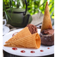 Vỏ Kem Ốc Quế Waffle Cones Loại Cao Cấp - Hộp 6 Cái