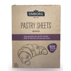 Bơ Tấm Cán Cao Cấp 2kg Emborg Butter Sheets 100% Butter