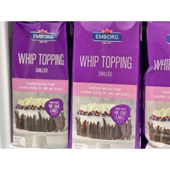 Whip Topping Cream Emborg 1Lít