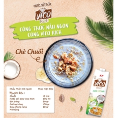 Nước Cốt Dừa UHT Vico Rich hộp 1Lít