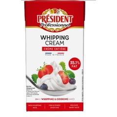 Kem Whipping Cream President Pháp 1Lít I Exp 06.01.2026