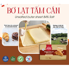 Bơ tấm Grand Fermage EXTRA DRY BUTTER SHEETS 1kg