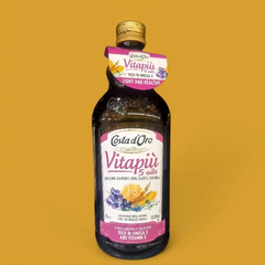 Dầu thực vật ép lạnh hỗn hợp 5 loại dầu - Dầu La Sansa Di Oliva Costad'Oro chai 1L