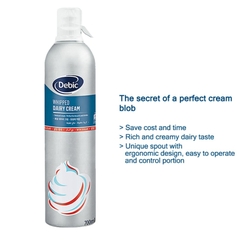Kem xịt Whipped Cream Debic 700ml - Debic Dairy Cream with Sugar in Spraycan