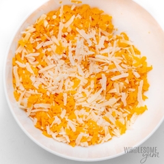 Phô mai mozzarella mix cheddar cheese Arla túi 1kg -  ARLA MOZZARELLA & RED CHEDDAR CHEESE