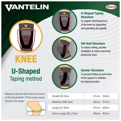 Đai bảo vệ đầu gối VANTELIN - MADE IN JAPAN
