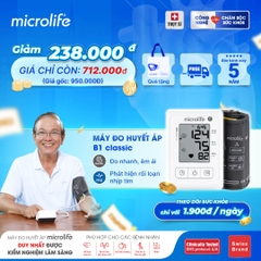 B1 Classic – Máy đo huyết áp bắp tay