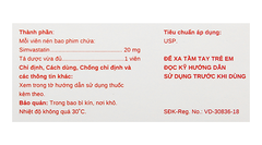 Simvastatin Stella 20 mg