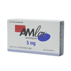 Amlor 5mg - Pháp Xanh đỏ